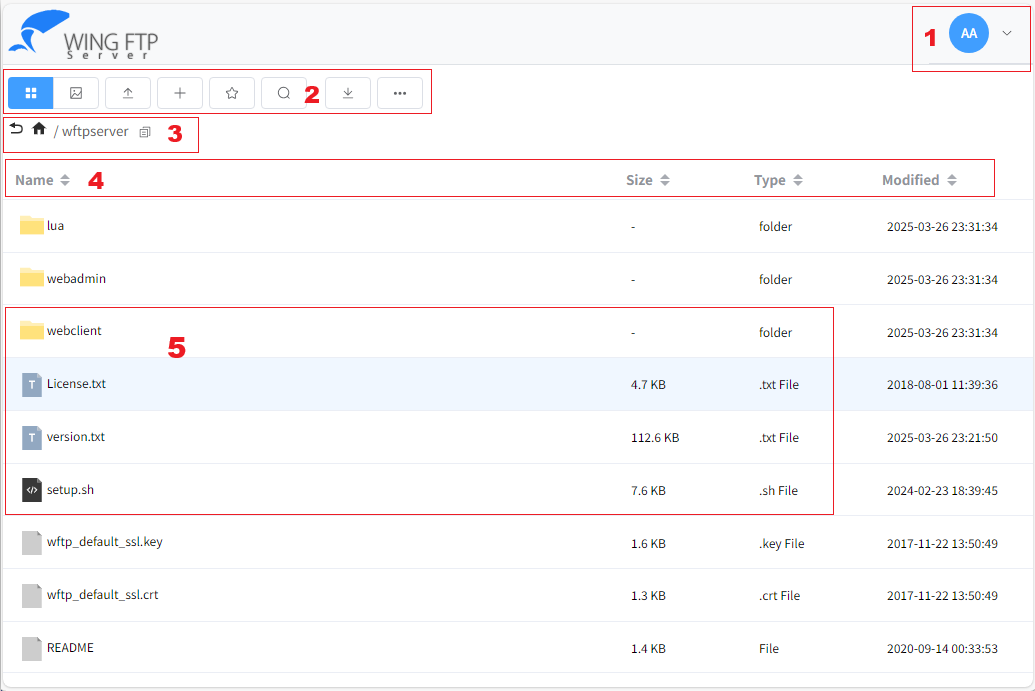 Web Client > Quick User Guide